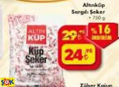 ALTINKÜP SARGILI ŞEKER
